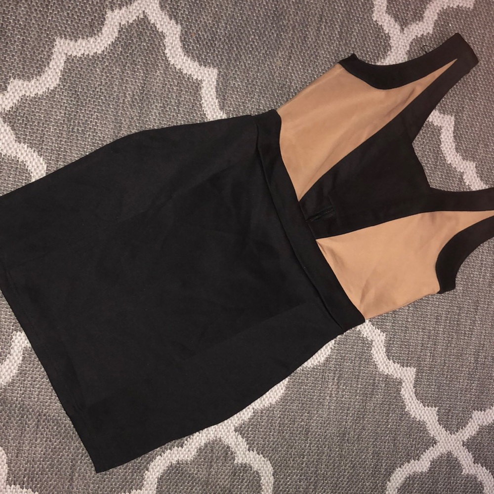 Two tone mini dress